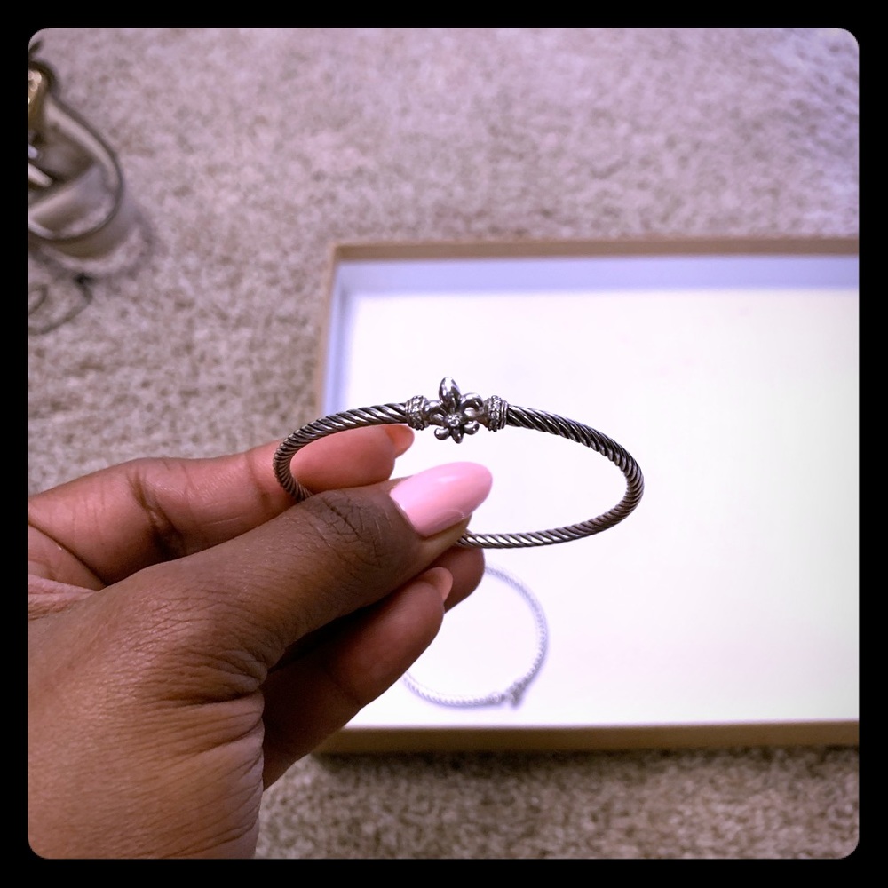 David Yurman Fleur De Lis bangle